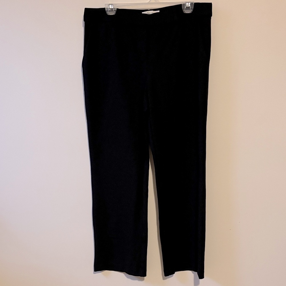 Haver + Blair London Classic Black wide leg Pull-on Pants